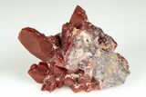 Natural Red Quartz Crystal Cluster - Morocco #199084-1